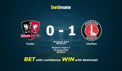 Prediksi Exeter vs Charlton, Peluang & Tips Taruhan 29/03/2024