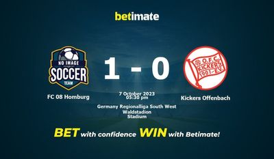 Prediksi FC 08 Homburg vs Kickers Offenbach, Peluang & Tips Taruhan 10/07/2023