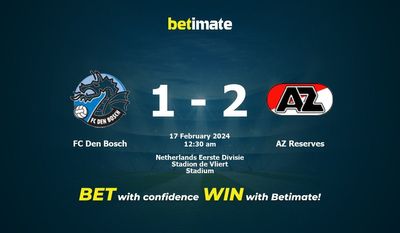 Prediksi FC Den Bosch vs AZ Reserves, Peluang & Tip Taruhan 16/02/2024