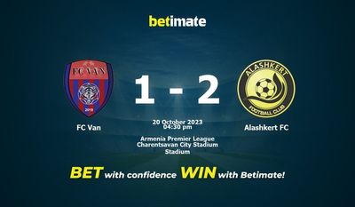 Prediksi FC Van vs Alashkert FC, Peluang & Tips Taruhan 20/10/2023