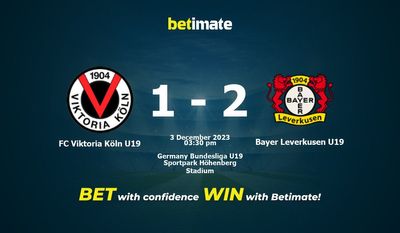 Prediksi, Peluang & Tips Taruhan FC Viktoria Köln U19 vs Bayer Leverkusen U19 12/03/2023