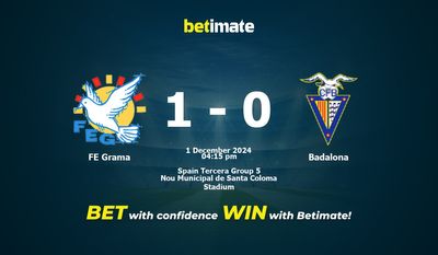 Prediksi, Peluang & Tips Taruhan FE Grama vs Badalona 12/01/2024