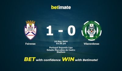 Prediksi Feirense vs Vilaverdense, Peluang & Tip Taruhan 18/05/2024