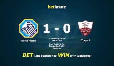 Prediksi Fidelis Andria vs Trapani, Peluang & Tips Taruhan 02/07/2024