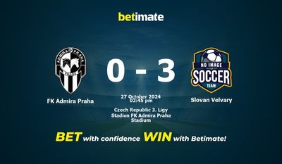 Prediksi FK Admira Praha vs Slovan Velvary, Peluang & Tips Taruhan 27/10/2024