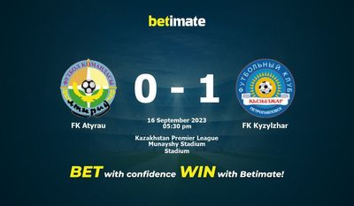Prediksi FK Atyrau vs FK Kyzylzhar, Peluang & Tips Taruhan 16/09/2023