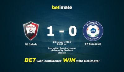 Prediksi FK Gabala vs FK Sumqayit, Peluang & Tips Taruhan 23/01/2024