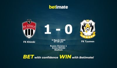 Prediksi FK Khimki vs FK Tyumen, Peluang & Tips Taruhan 03/04/2024