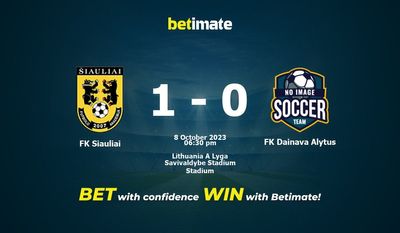 Prediksi FK Siauliai vs FK Dainava Alytus, Peluang & Tips Taruhan 10/08/2023