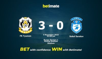 Prediksi FK Tyumen vs Sokol Saratov, Peluang & Tips Taruhan 11/05/2023
