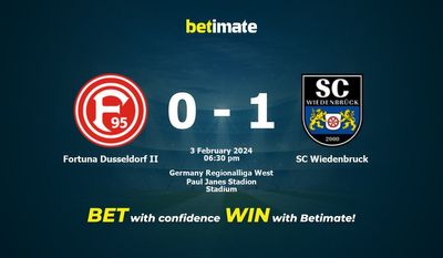 Prediksi Fortuna Dusseldorf II vs SC Wiedenbruck, Peluang & Tips Taruhan 02/03/2024