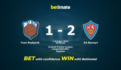 Prediksi Fram Reykjavik vs KA Akureyri, Peluang & Tips Taruhan 10/01/2023