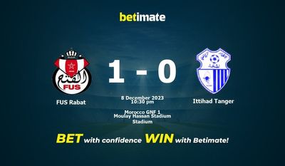 Prediksi FUS Rabat vs Ittihad Tanger, Peluang & Tips Taruhan 12/08/2023
