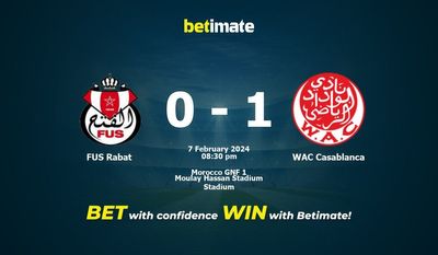 Prediksi FUS Rabat vs WAC Casablanca, Peluang & Tips Taruhan 02/07/2024