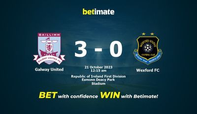 Prediksi, Peluang & Tips Taruhan Galway United vs Wexford FC 20/10/2023