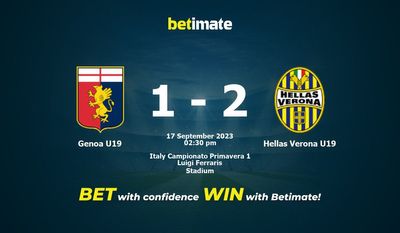 Prediksi Genoa U19 vs Hellas Verona U19, Peluang & Tips Taruhan 17/09/2023