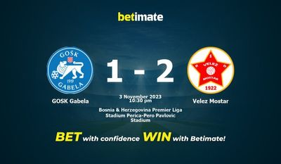 Prediksi GOSK Gabela vs Velez Mostar, Peluang & Tips Taruhan 11/03/2023