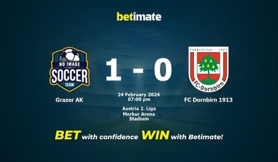 Prediksi, Peluang & Tips Taruhan Grazer AK vs FC Dornbirn 1913 24/02/2024