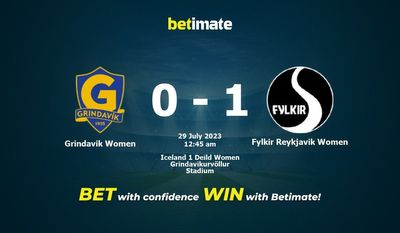 Prediksi Wanita Grindavik vs Fylkir Reykjavik Wanita, Peluang & Tips Taruhan 28/07/2023