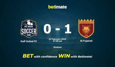 Prediksi Gulf United FC vs Al Fujairah, Peluang & Tips Taruhan 22/02/2024