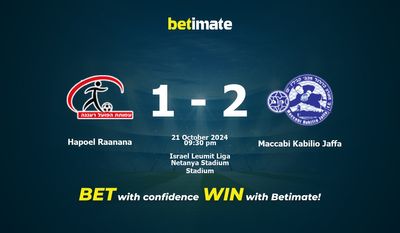 Prediksi Hapoel Raanana vs Maccabi Kabilio Jaffa, Peluang & Tips Taruhan 21/10/2024