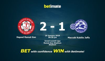 Prediksi Hapoel Ramat Gan vs Maccabi Kabilio Jaffa, Peluang & Tip Taruhan 19/01/2024