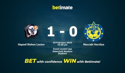 Prediksi Hapoel Rishon Lezion vs Maccabi Herzliya, Peluang & Tips Taruhan 19/02/2024