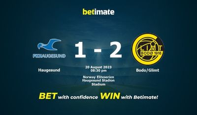 Prediksi Haugesund vs Bodo/Glimt, Peluang & Tips Taruhan 20/08/2023