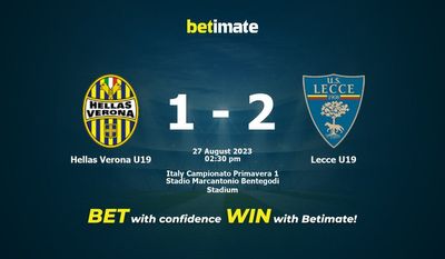 Prediksi Hellas Verona U19 vs Lecce U19, Peluang & Tips Taruhan 27/08/2023