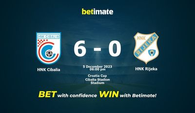 Prediksi HNK Cibalia vs HNK Rijeka, Peluang & Tips Taruhan 12/05/2023
