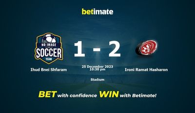 Prediksi Ihud Bnei Shfaram vs Ironi Ramat Hasharon, Peluang & Tips Taruhan 25/12/2023