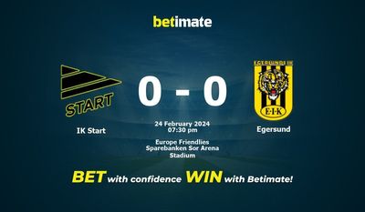 Prediksi IK Start vs Egersund, Peluang & Tips Taruhan 24/02/2024