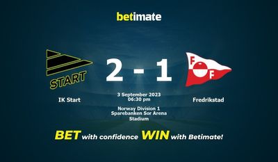 Prediksi IK Start vs Fredrikstad, Peluang & Tips Taruhan 09/03/2023