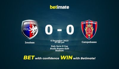 Prediksi Imolese vs Campobasso, Peluang & Tips Taruhan 12/06/2023