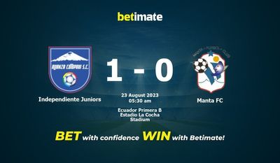 Prediksi, Peluang & Tips Taruhan Independiente Juniors vs Manta FC 23/08/2023
