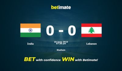 Prediksi India vs Lebanon, Odds & Tip Taruhan 18/06/2023