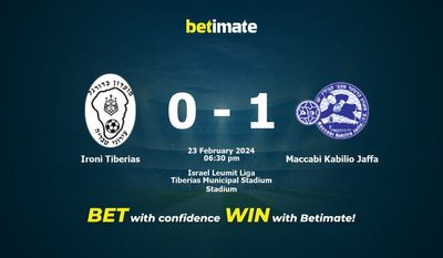 Prediksi Ironi Tiberias vs Maccabi Kabilio Jaffa, Peluang & Tips Taruhan 23/02/2024
