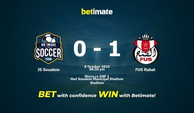 Prediksi JS Soualem vs FUS Rabat, Peluang & Tips Taruhan 10/08/2023