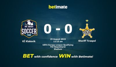 Prediksi KÍ Klaksvík vs Sheriff Tiraspol, Peluang & Tips Taruhan 24/08/2023