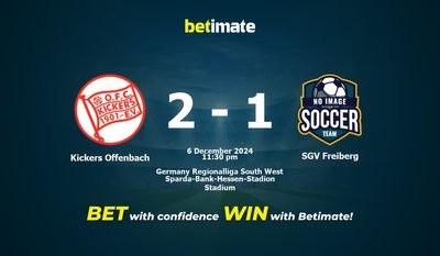 Prediksi, Peluang & Tips Taruhan Kickers Offenbach vs SGV Freiberg 12/06/2024