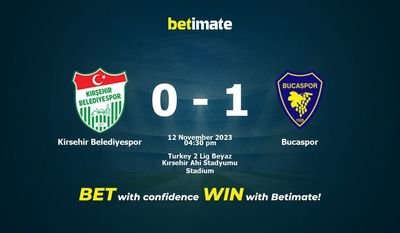 Prediksi Kirsehir Belediyespor vs Bucaspor, Peluang & Tips Taruhan 12/11/2023