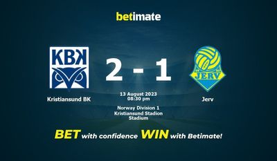 Kristiansund BK vs Jerv Prediksi, Peluang & Tips Taruhan 13/08/2023