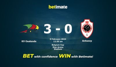 Prediksi KV Oostende vs Antwerp, Peluang & Tips Taruhan 02/08/2024