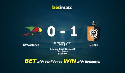 Prediksi KV Oostende vs Deinze, Peluang & Tips Taruhan 28/01/2024