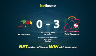 Prediksi, Peluang & Tips Taruhan KV Oostende vs Zulte-Waregem 14/01/2024