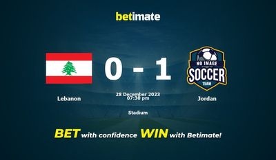 Prediksi Lebanon vs Yordania, Peluang & Tips Taruhan 28/12/2023