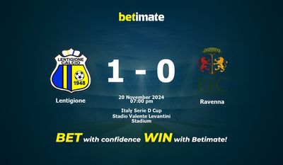 Prediksi, Peluang & Tips Taruhan Lentigione vs Ravenna 20/11/2024