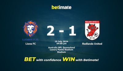 Prediksi Lions FC vs Redlands United, Peluang & Tips Taruhan 19/07/2024