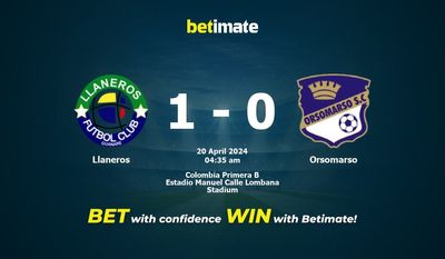 Prediksi Llaneros vs Orsomarso, Peluang & Tips Taruhan 19/04/2024