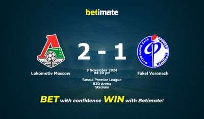 Prediksi, Peluang & Tips Taruhan Lokomotiv Moscow vs Fakel Voronezh 09/11/2024